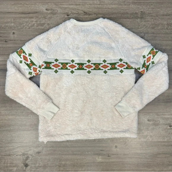 Urban Outfitters sherpa Southwestern style sweatshirt mens medium crew fall cozy - Picture 2 of 8